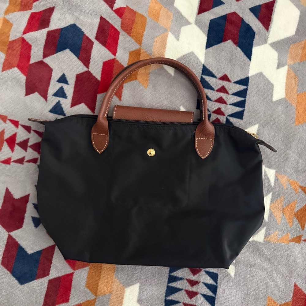 Black Longchamp le pliage small